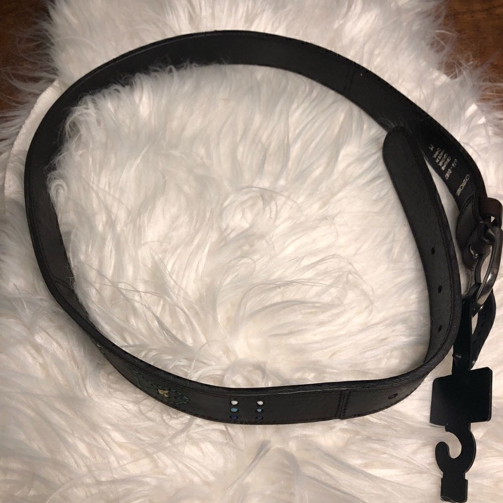 Cherokee leather belt